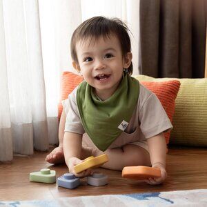 Toppy  Organic Cotton Bandana Bibs for Baby Girls and Boys | Great for New